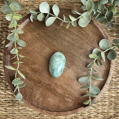 Amazonit meditationssten (handsten) D