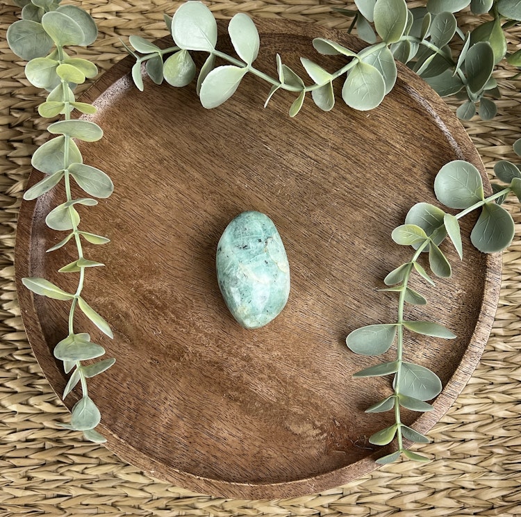 Amazonit meditationssten (handsten) D