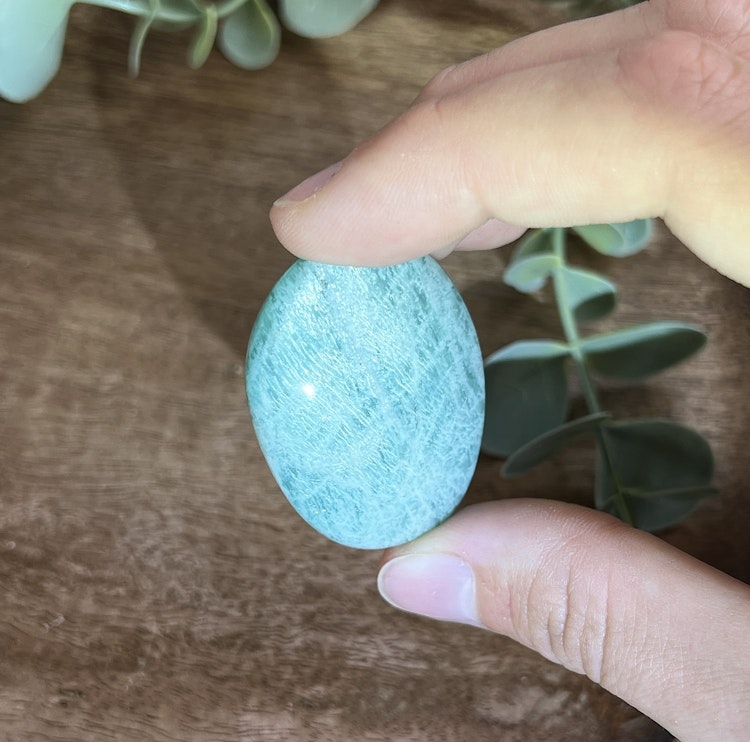 Amazonit meditationssten (handsten) F