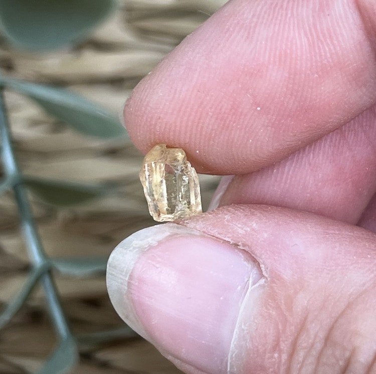 Imperial Topaz råa bitar (mindre)