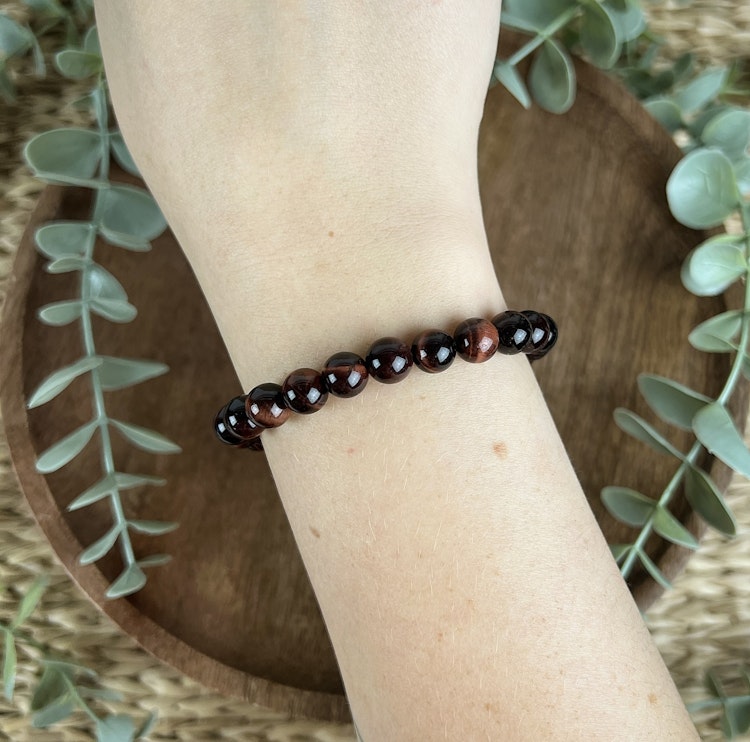 Stenarmband av Oxöga (8 mm)