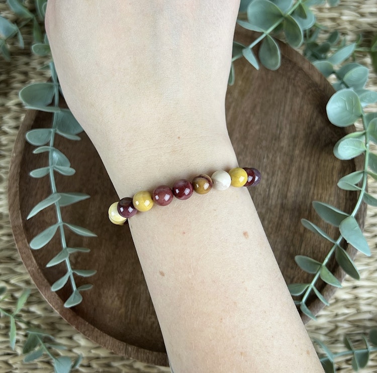 Stenarmband av Mookait Jaspis (8 mm)