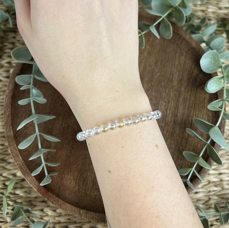 Stenarmband av Angel Aura kvarts (6 mm)