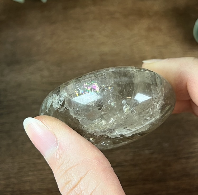 Rökkvarts meditationssten (handsten) F