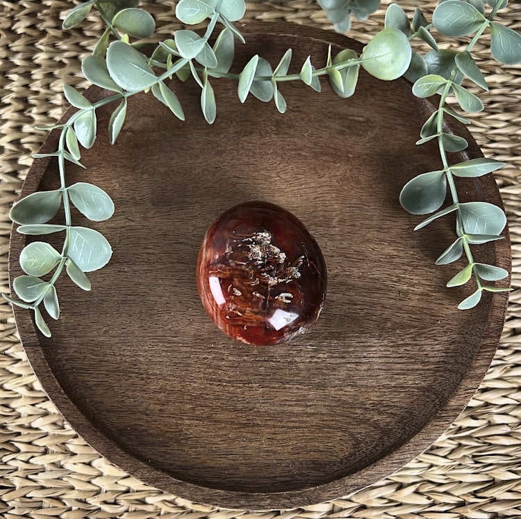 Karneol meditationssten (handsten) A