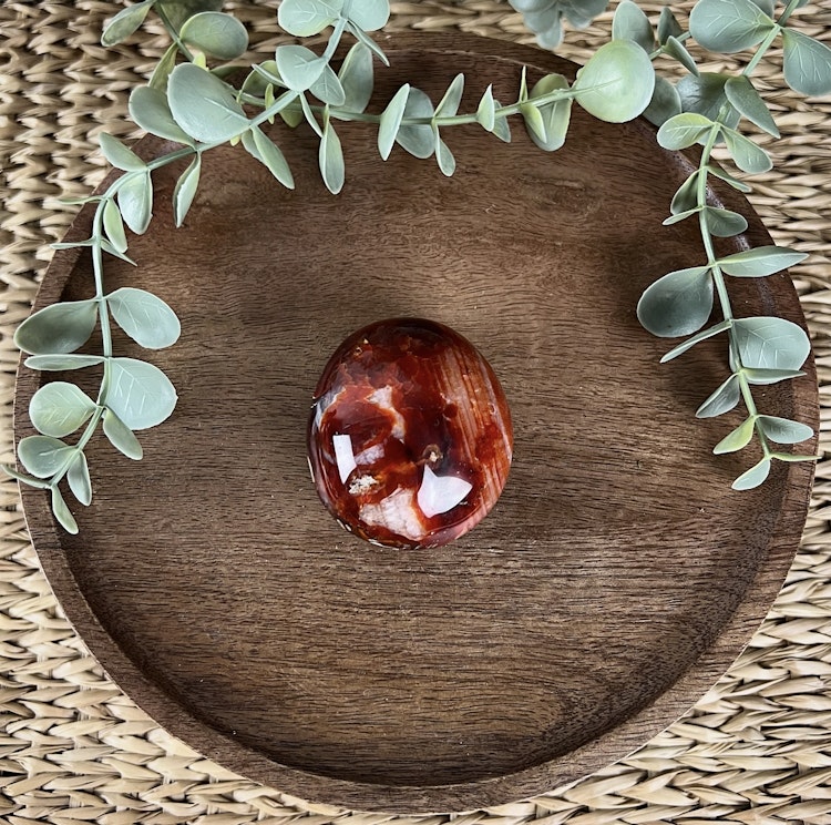 Karneol meditationssten (handsten) A