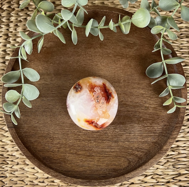 Karneol meditationssten (handsten) C