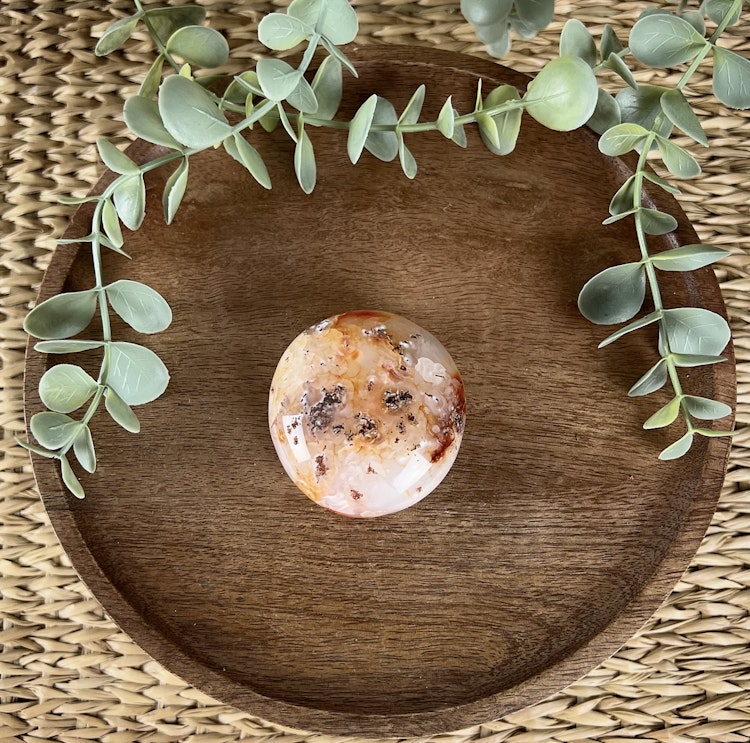 Karneol meditationssten (handsten) C