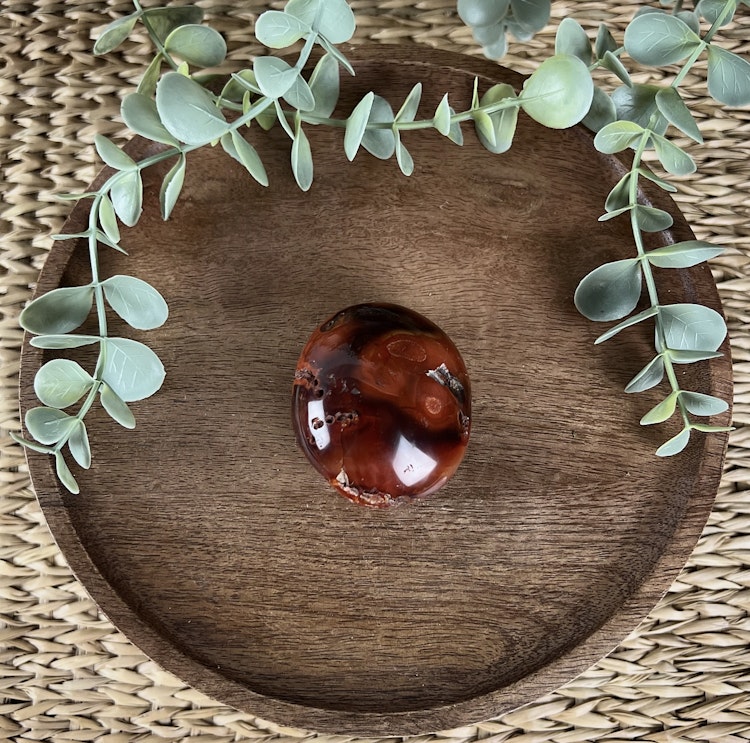 Karneol meditationssten (handsten) E