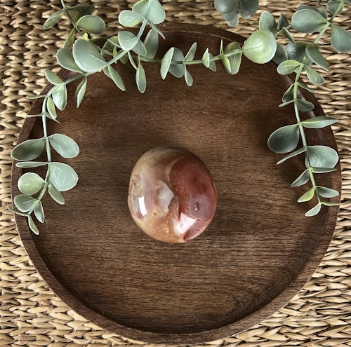 Polykromjaspis meditationssten (handsten) B