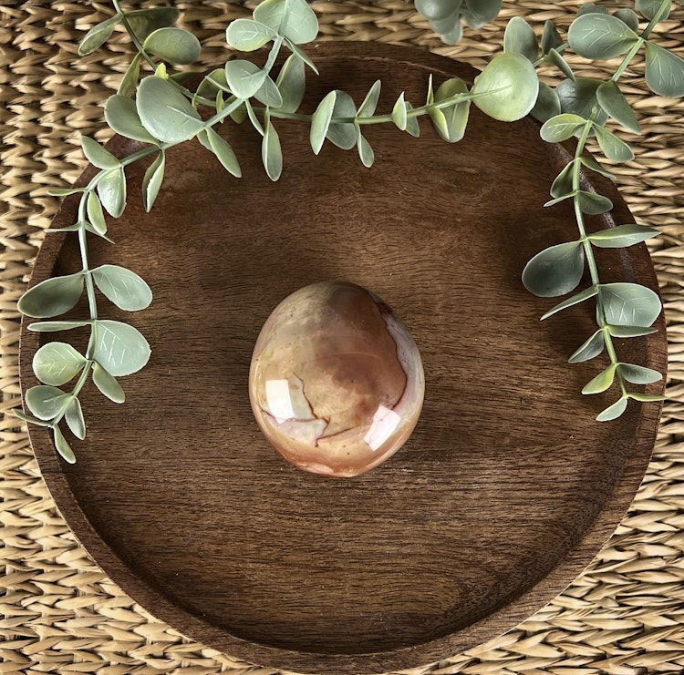 Polykromjaspis meditationssten (handsten) B
