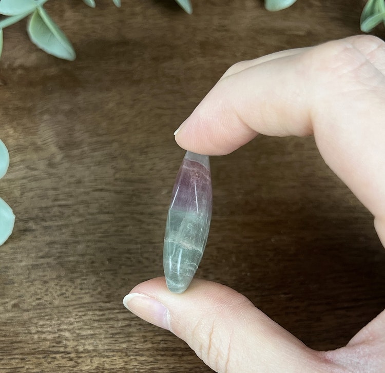 Fluorithjärta "godisfluorit/candyfluorite” A