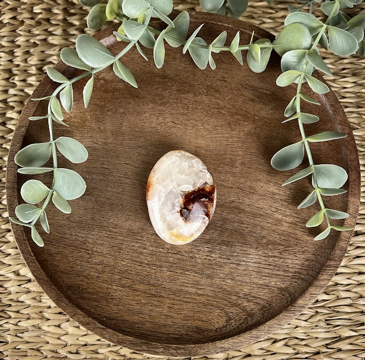 Karneol meditationssten (handsten) A