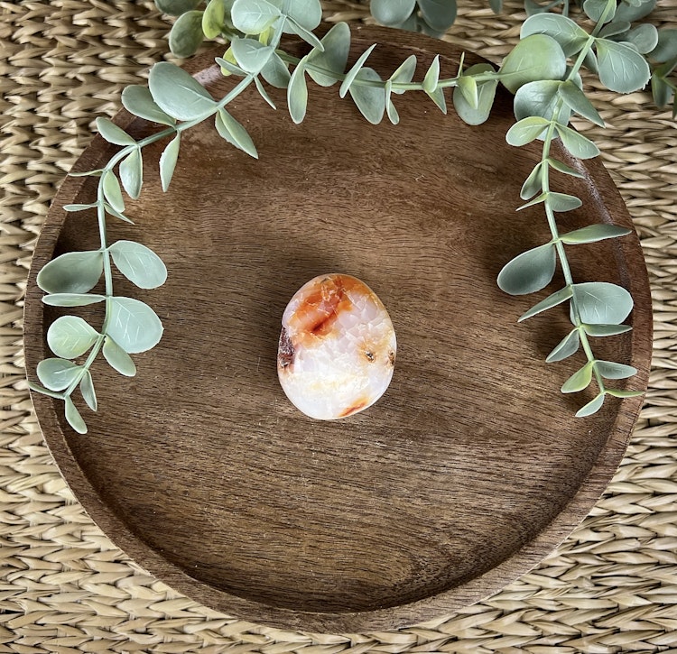 Karneol meditationssten (handsten) C