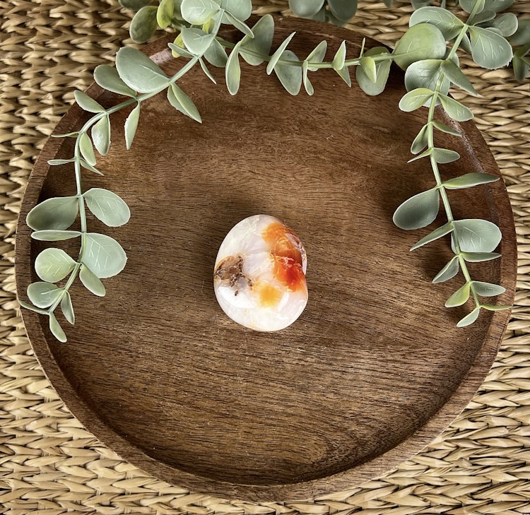 Karneol meditationssten (handsten) C