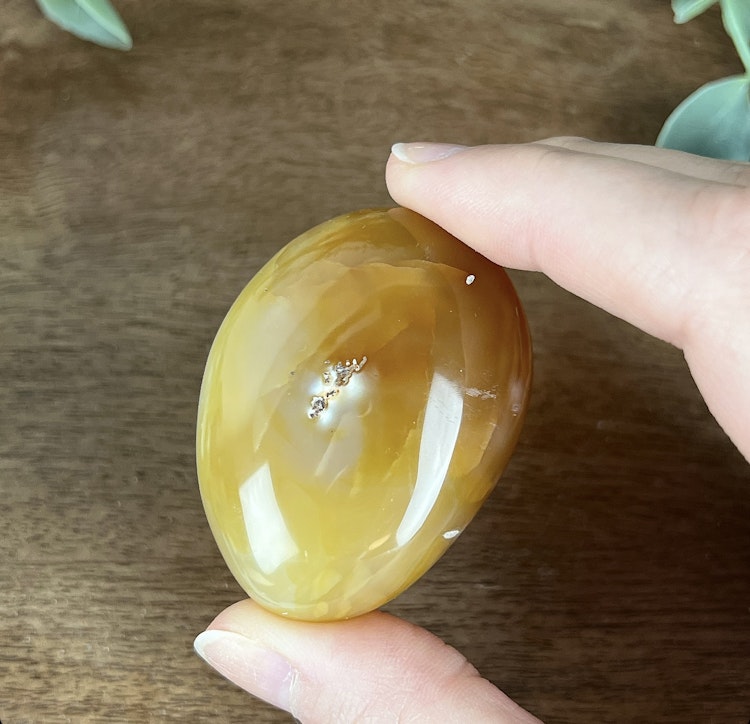 Karneol meditationssten (handsten) F