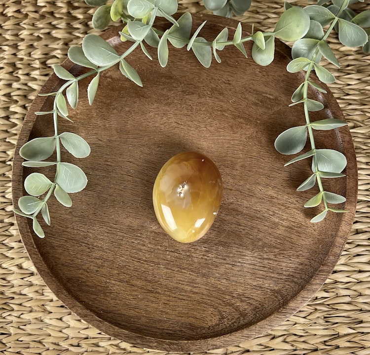 Karneol meditationssten (handsten) F