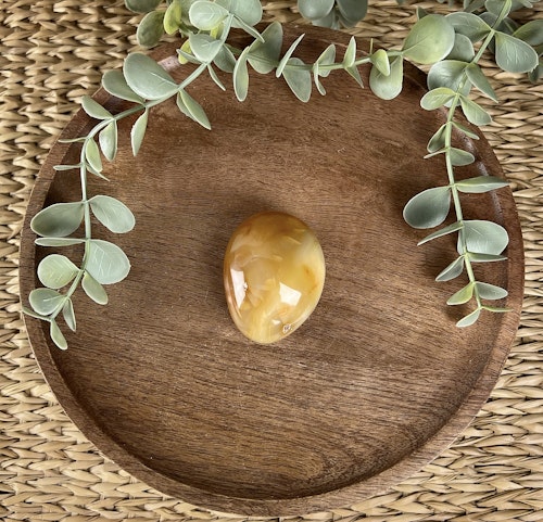 Karneol meditationssten (handsten) F