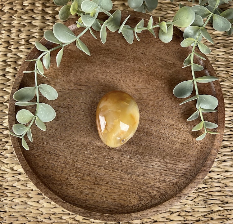 Karneol meditationssten (handsten) F