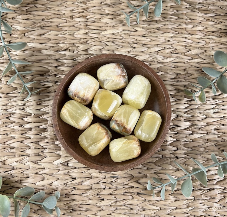 Citronkalcit ”kramis”/cuddle