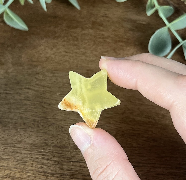 Citronkalcit stjärna