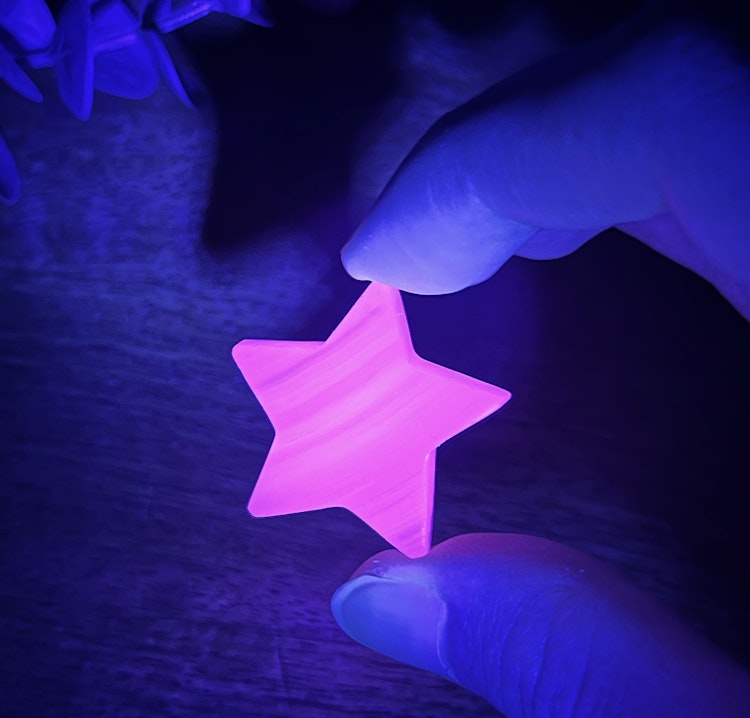 Manganokalcit/Rosa kalcit stjärna