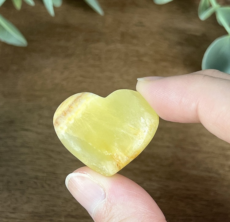 Citronkalcit mindre hjärtan