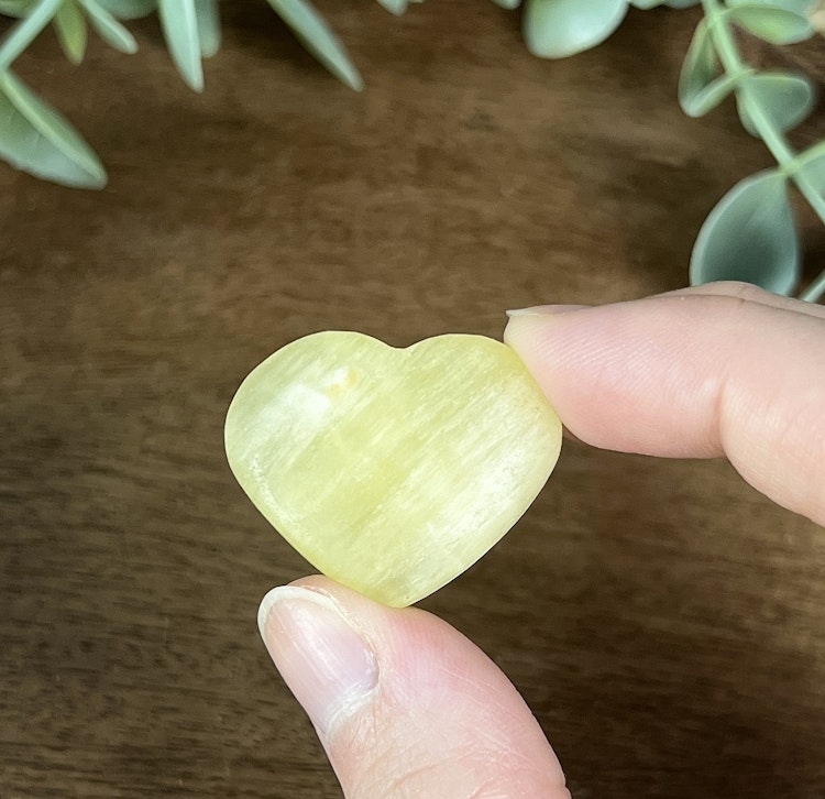Citronkalcit mindre hjärtan