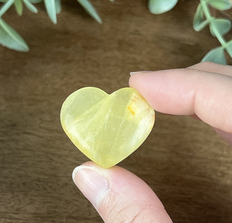 Citronkalcit mindre hjärtan