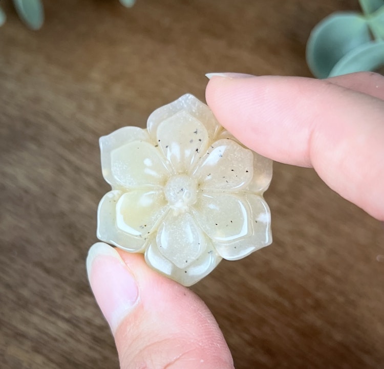 Blomsteragat blomma