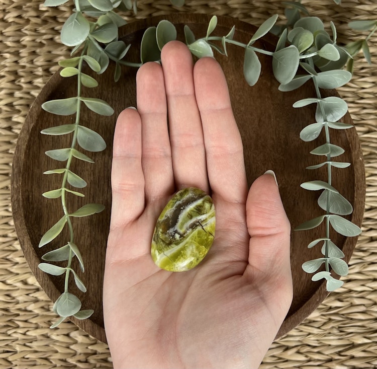 Grön Opal platta B