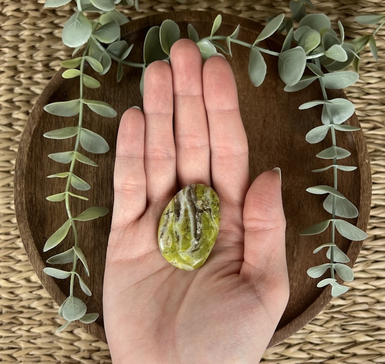 Grön Opal platta B
