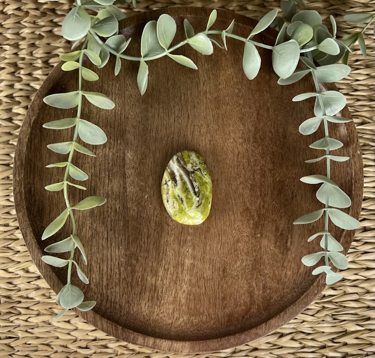 Grön Opal platta B