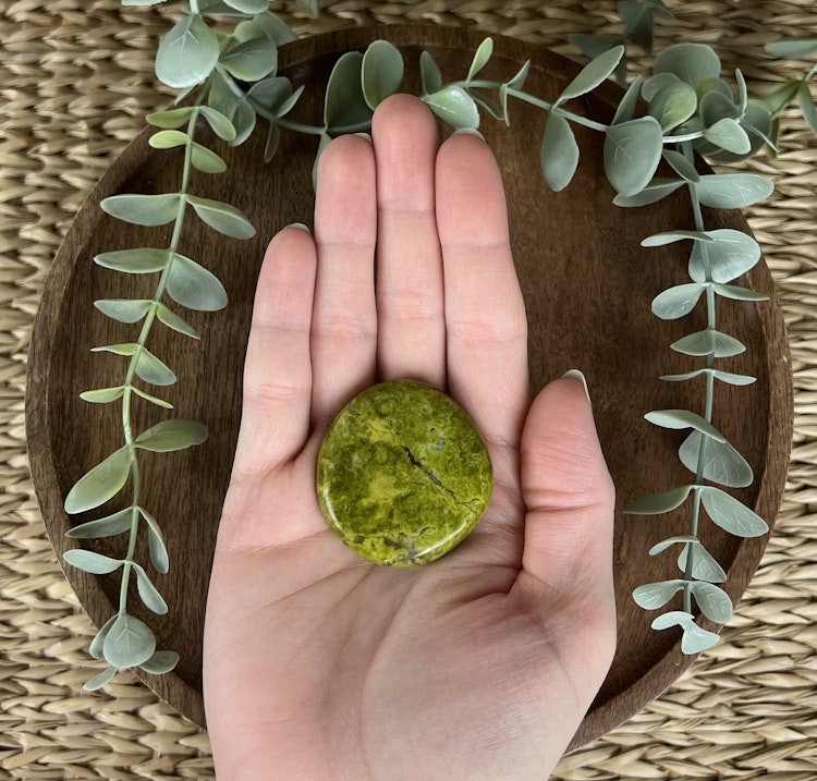 Grön Opal platta D