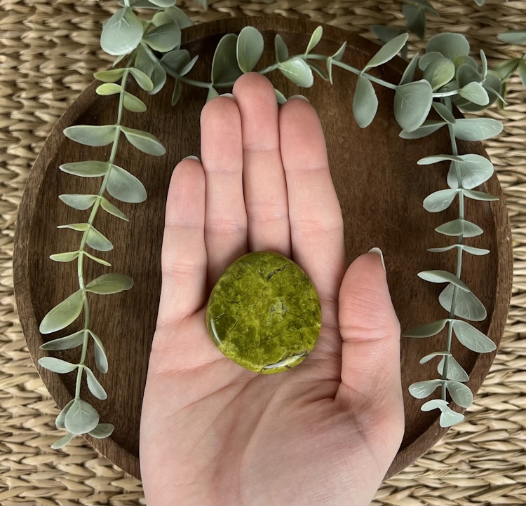 Grön Opal platta D