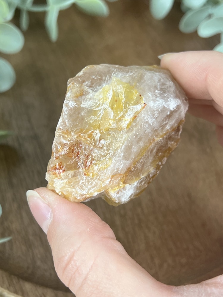 Golden Healer (gul hematoidkvarts) rå bit B