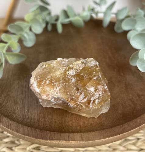 Golden Healer (gul hematoidkvarts) rå bit G