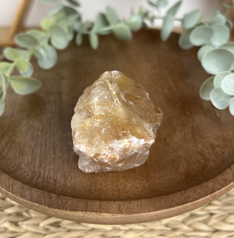 Golden Healer (gul hematoidkvarts) rå bit G
