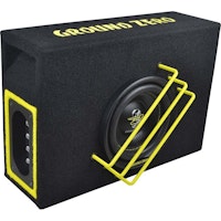 Baspaket med Ground Zero 6.5" i låda med DD Audio 500.1 för bra tryck