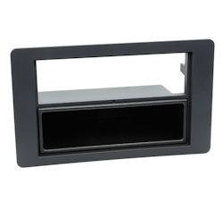1-Din frontplatta med ficka 2,5cm