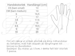 Unisex ridhandskar Brun Mose