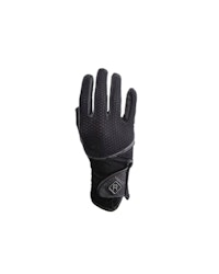 Unisex/Barn ridhandskar Svart glitter Malou
