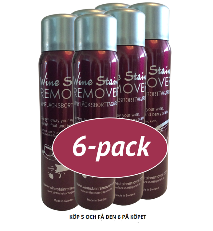 Buy 5 get 1 for free Winestainremover