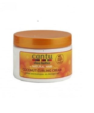 Cantu Shea Butter Natural Coconut Curling Cream Jar 12oz