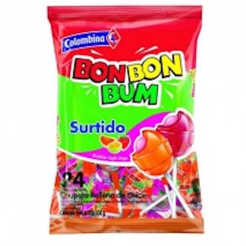 BON BON BUM ASSORTED LOLLYPOPS