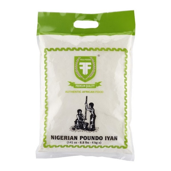 FOLA FOODS POUNDED IYAN  fufu 4 kg