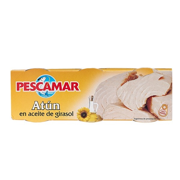 PESCAMAR TUNA IN SUNFLOWER OIL 240 gr