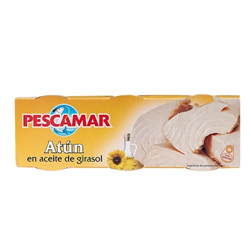 PESCAMAR TUNA IN SUNFLOWER OIL 240 gr