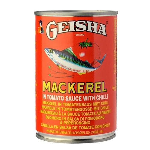 GEISHA MACKEREL with Tomato and Chilisauce