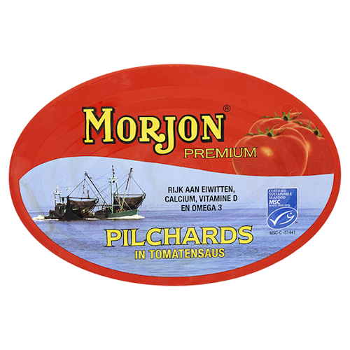 MORJON PILCHARDS IN TOMATOSAUCE 410 gr